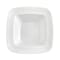 Smarty Had A Party 5 oz. Solid White Rounded Square Disposable Plastic Dessert Bowls (120 Bowls), 120PK 4835WH-CASE - alternate 1